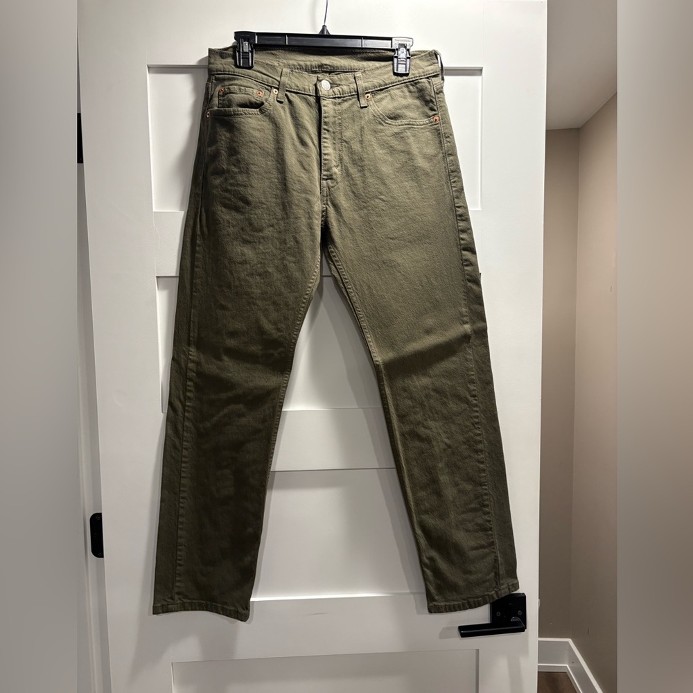 Levi's Green Straight Jeans